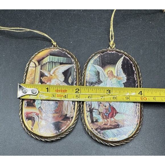 Bradford Ed Christmas Guardian Angel Ornament Set Someone to Watch Over Me -S1G - Picture 3 of 8